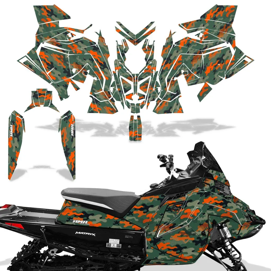 Polaris Matryx / Indy / Assault 2020 Sled Snowmobile Graphics Decal Kit
