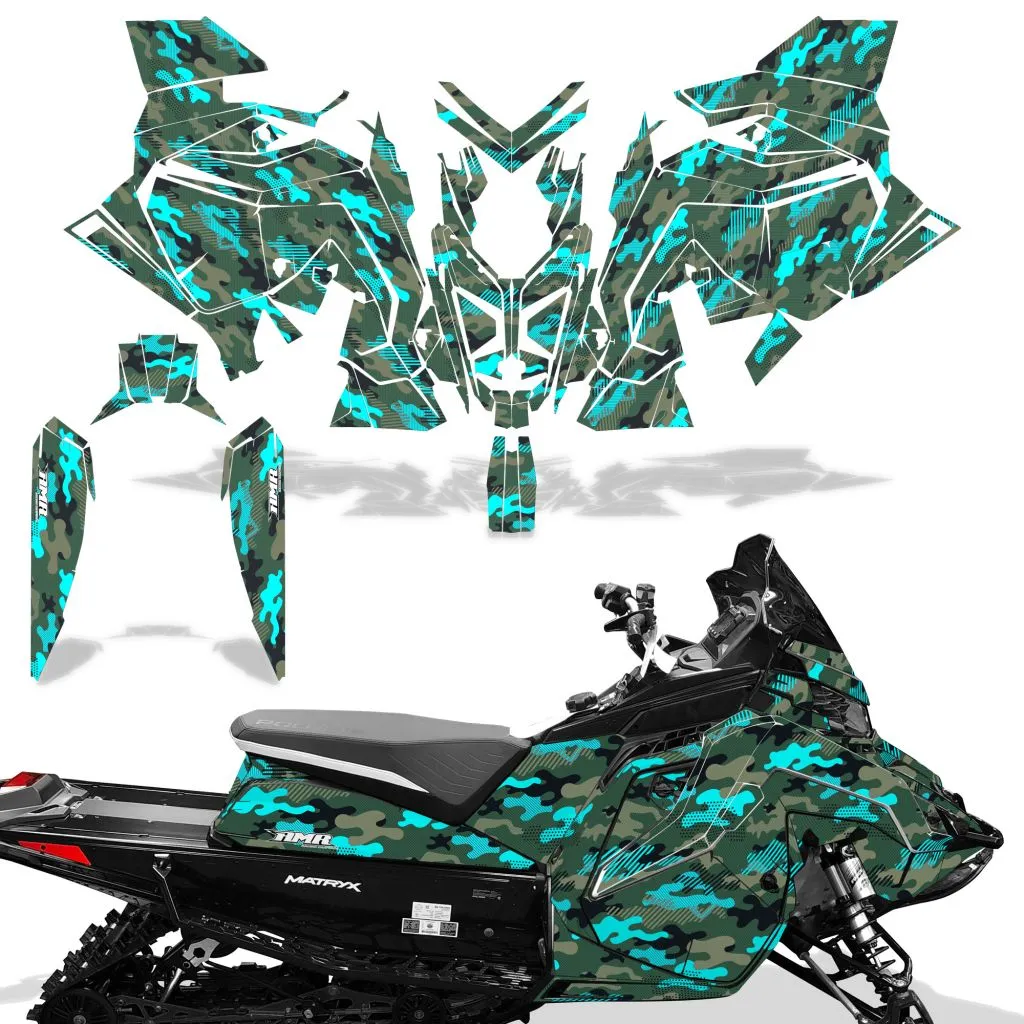 Polaris Matryx / Indy / Assault 2020 Sled Snowmobile Graphics Decal Kit
