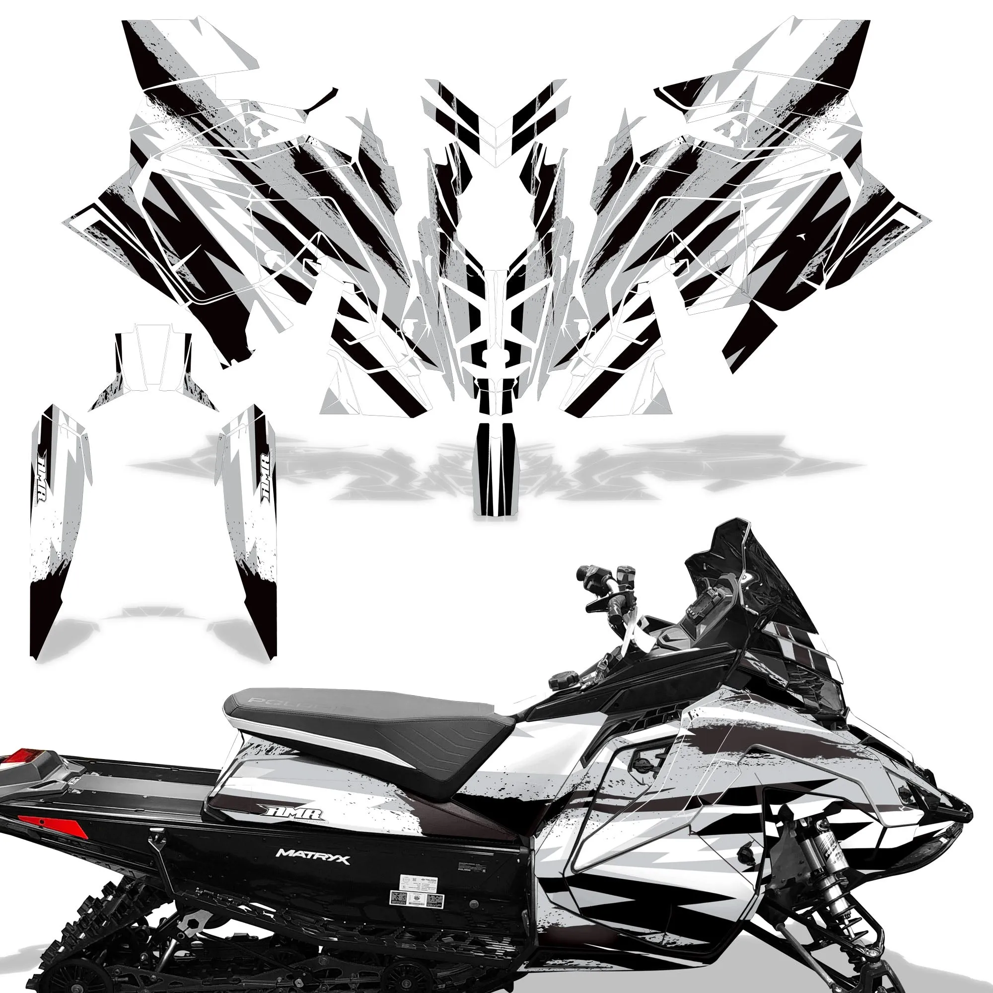 Polaris Matryx / Indy / Assault 2020 Sled Snowmobile Graphics Decal Kit