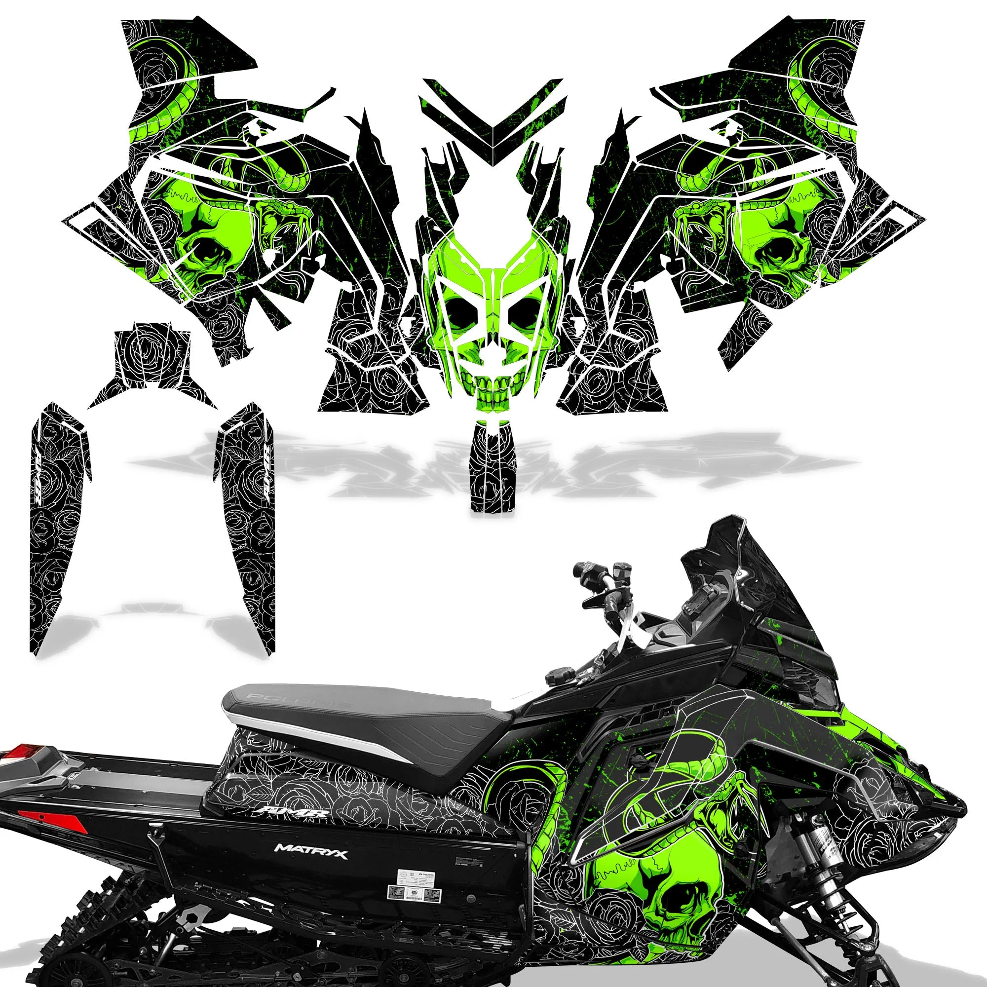 Polaris Matryx / Indy / Assault 2020 Sled Snowmobile Graphics Decal Kit