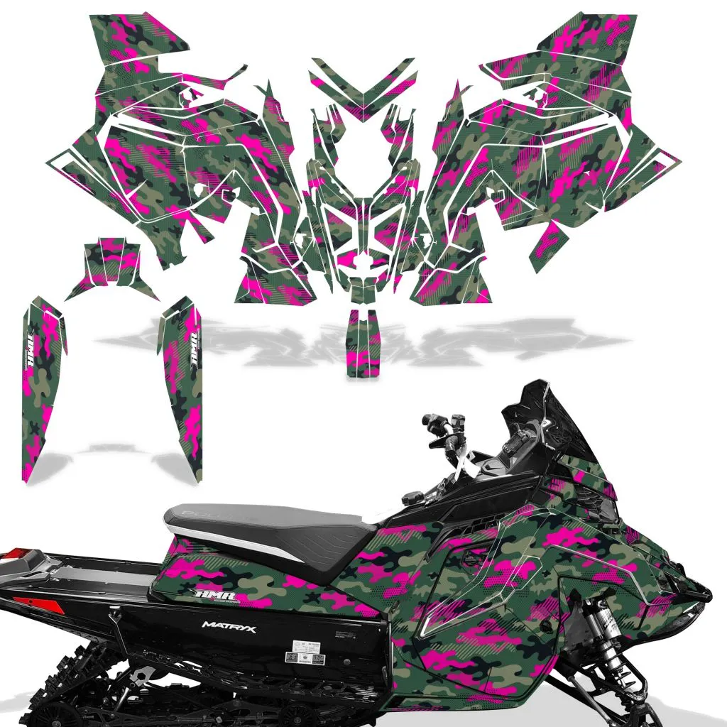Polaris Matryx / Indy / Assault 2020 Sled Snowmobile Graphics Decal Kit