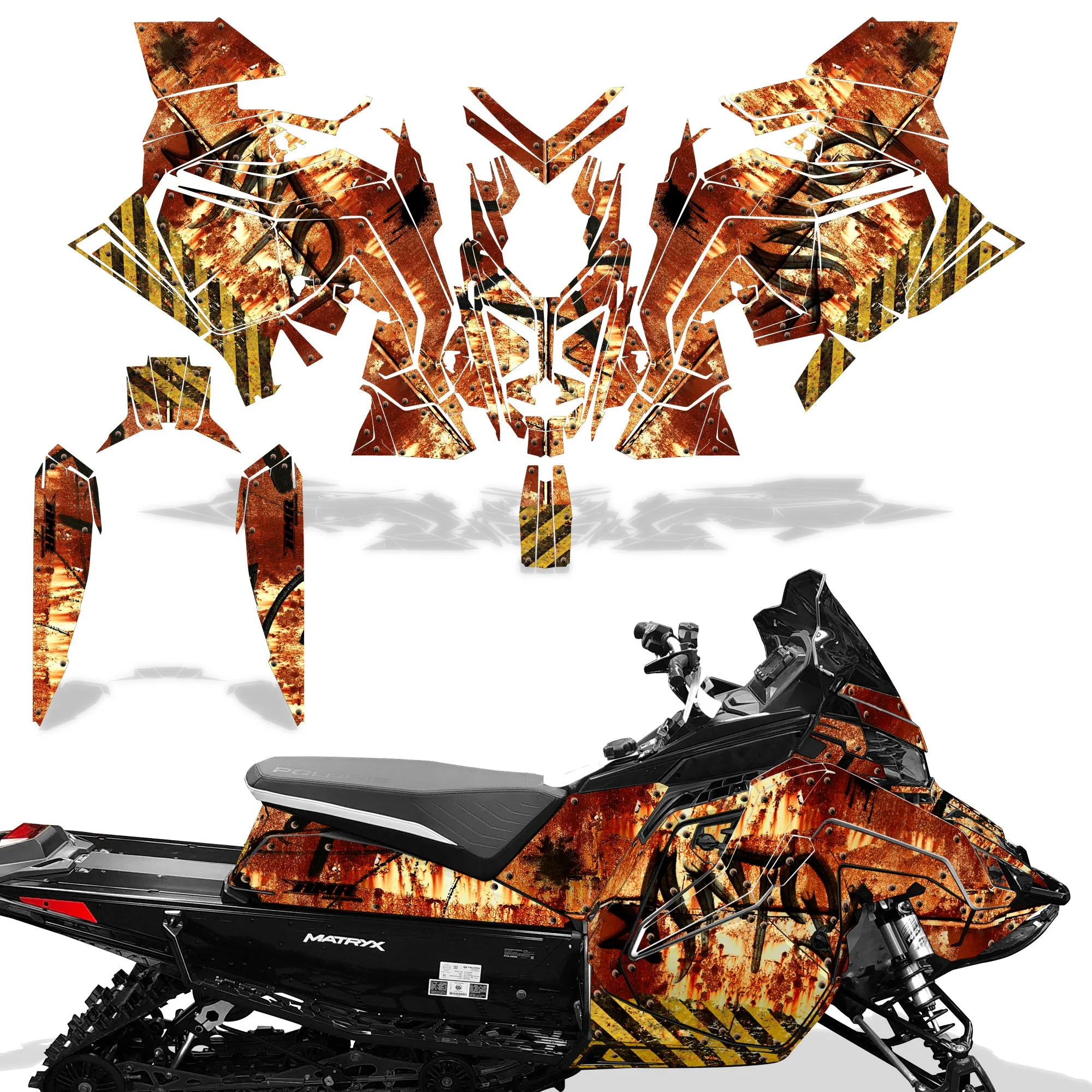 Polaris Matryx / Indy / Assault 2020 Sled Snowmobile Graphics Decal Kit