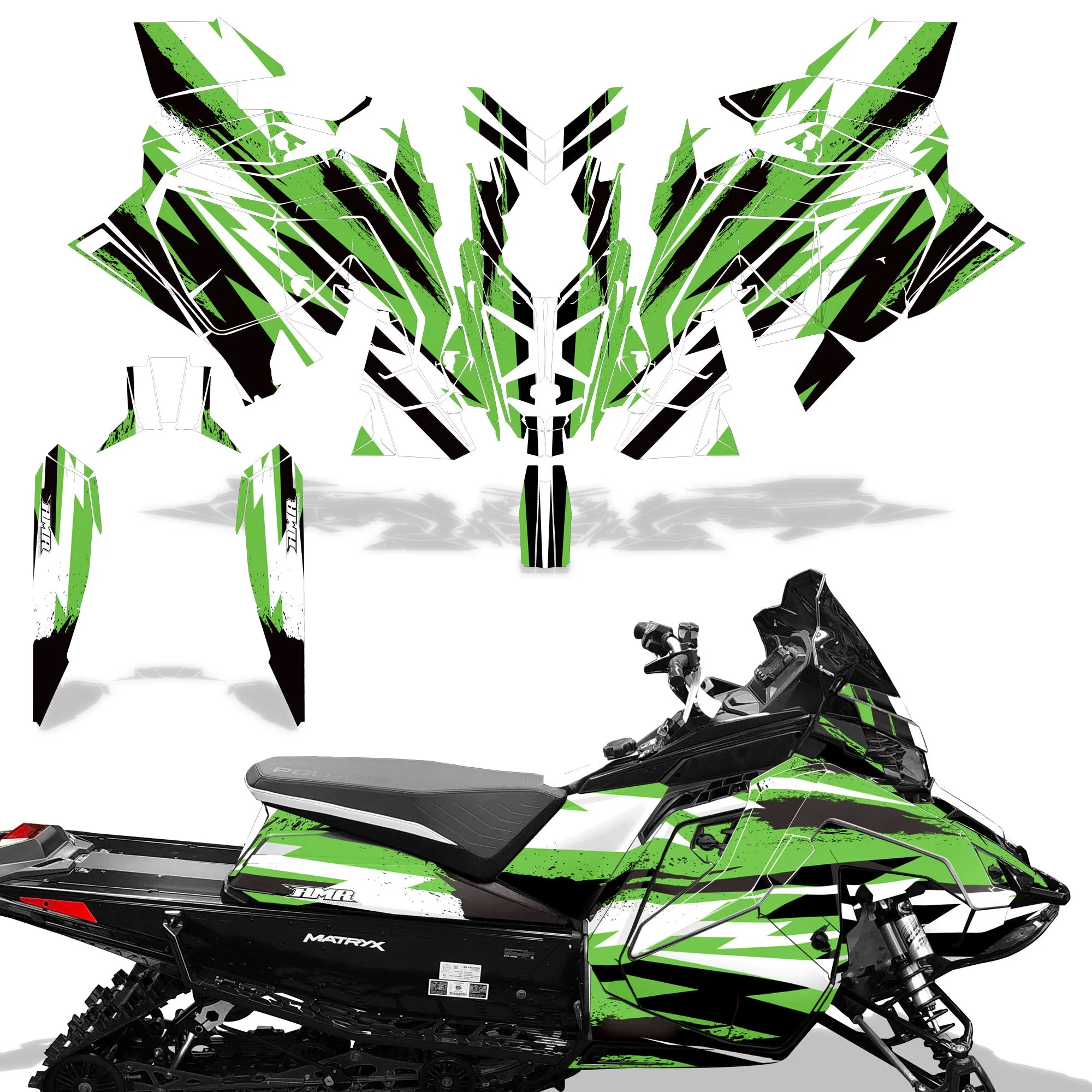 Polaris Matryx / Indy / Assault 2020 Sled Snowmobile Graphics Decal Kit
