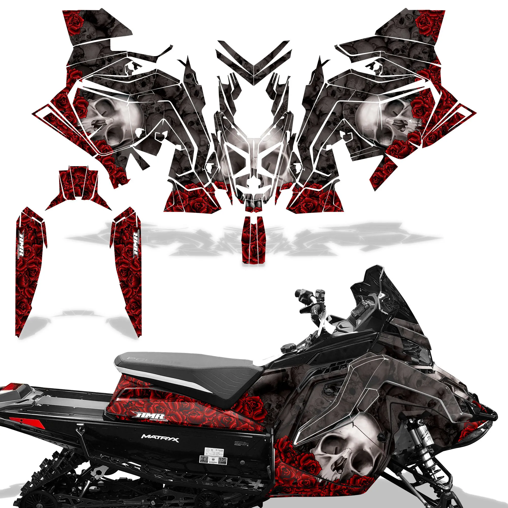 Polaris Matryx / Indy / Assault 2020 Sled Snowmobile Graphics Decal Kit