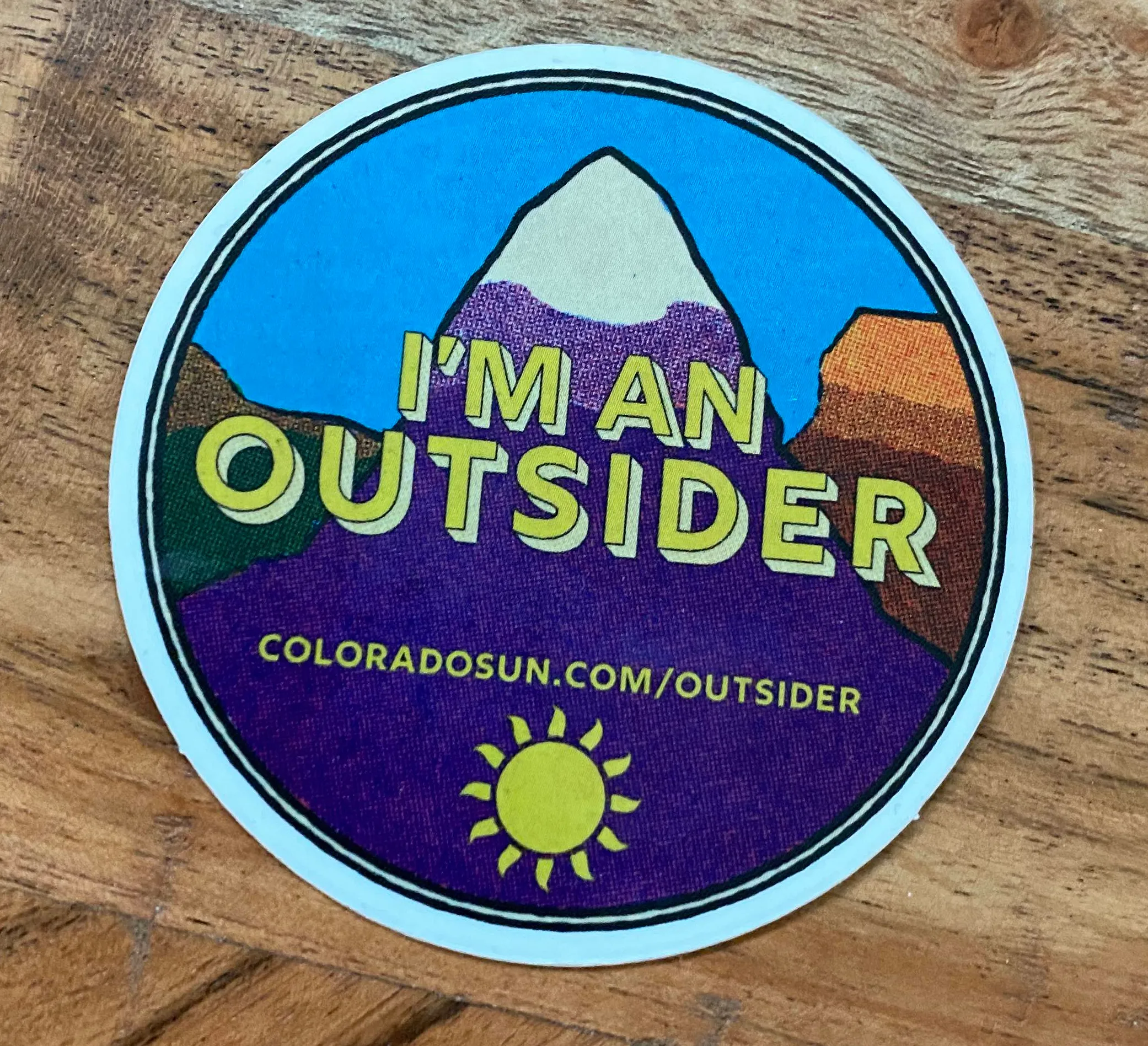 "I'm an Outsider" sticker
