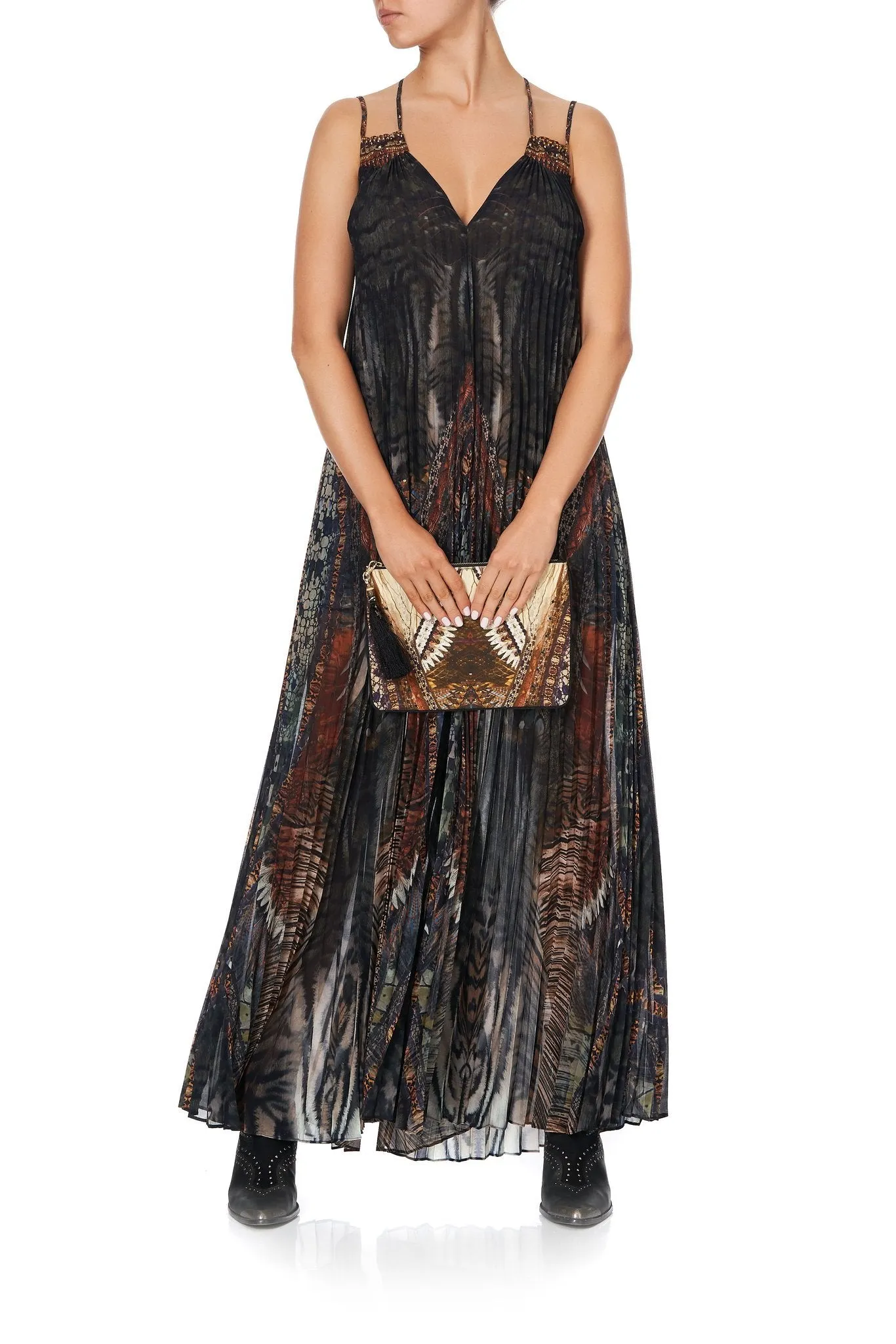 Small Canvas Clutch- Kakadu Calling