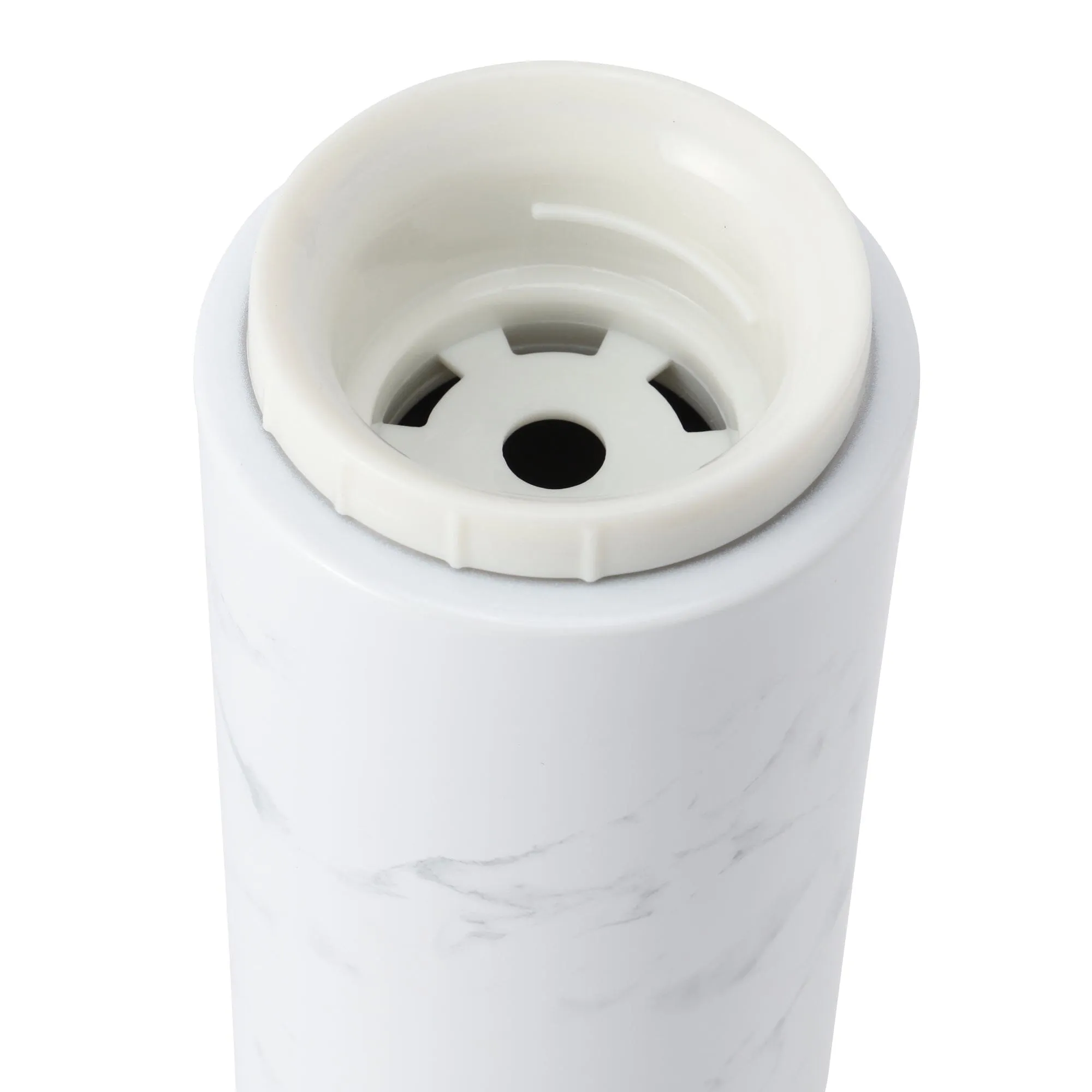 Stainless Steel Bottle With Handle 730ml Marble White
