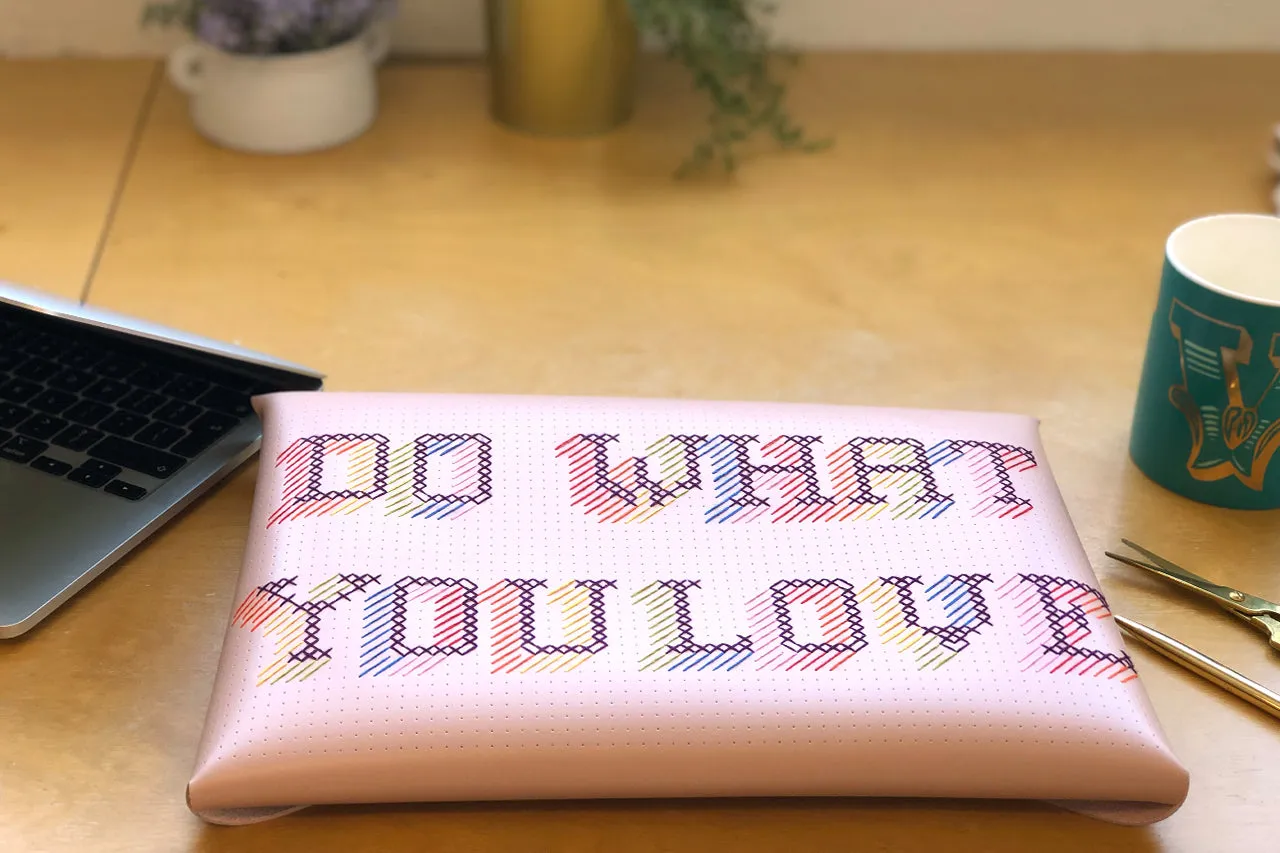 Stitch Laptop Sleeve - Pink