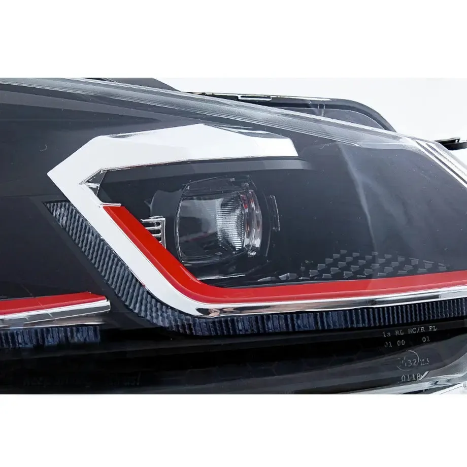 Suitable To Fit - VW Golf 6 LED Projector Headlight - Golf 7.5 GTI Style
