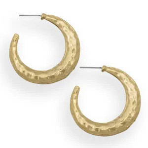 Textured oop Earrings