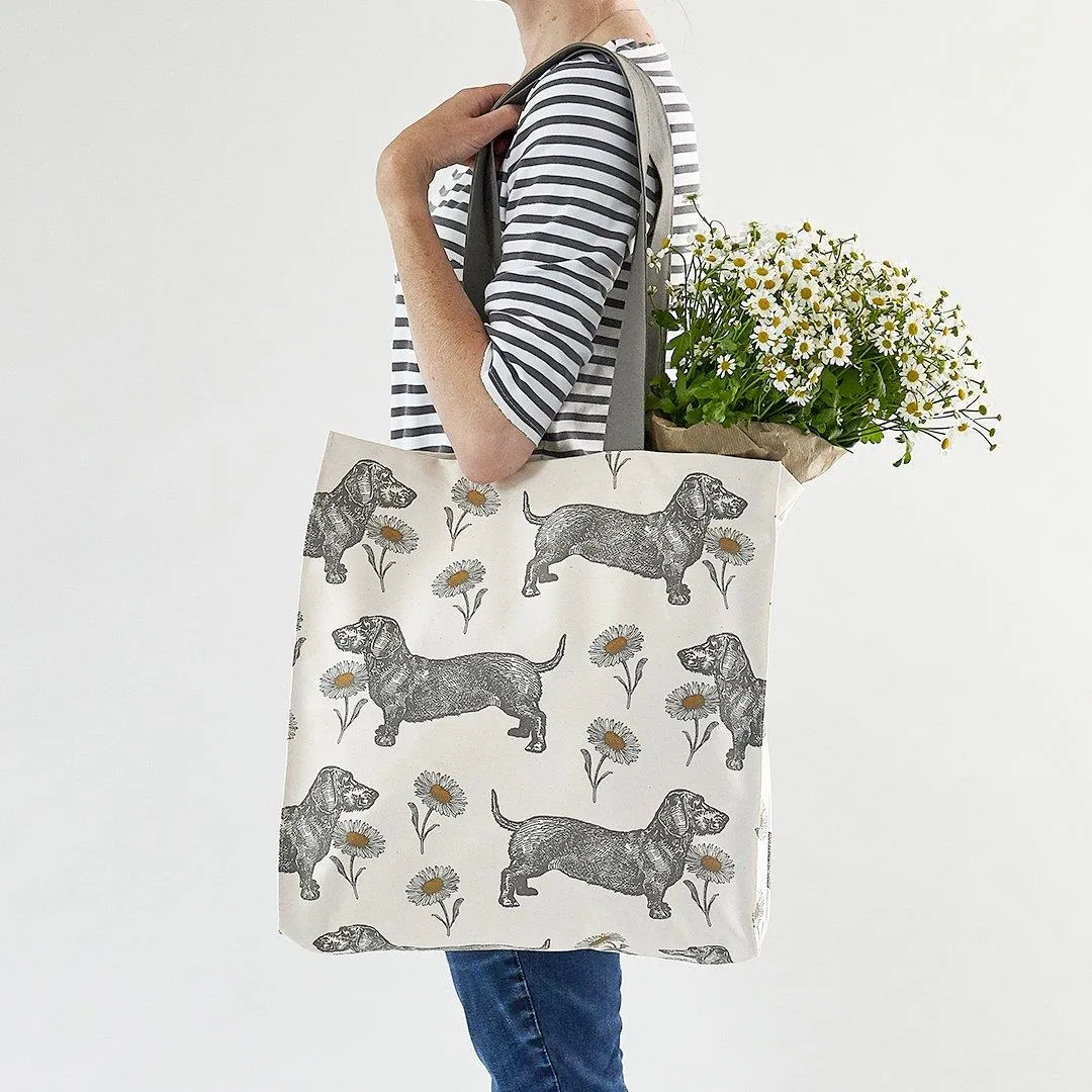 Thornback & Peel - 100% Cotton Tote Shopping Bag - 40x37x11cms - Dog & Daisy