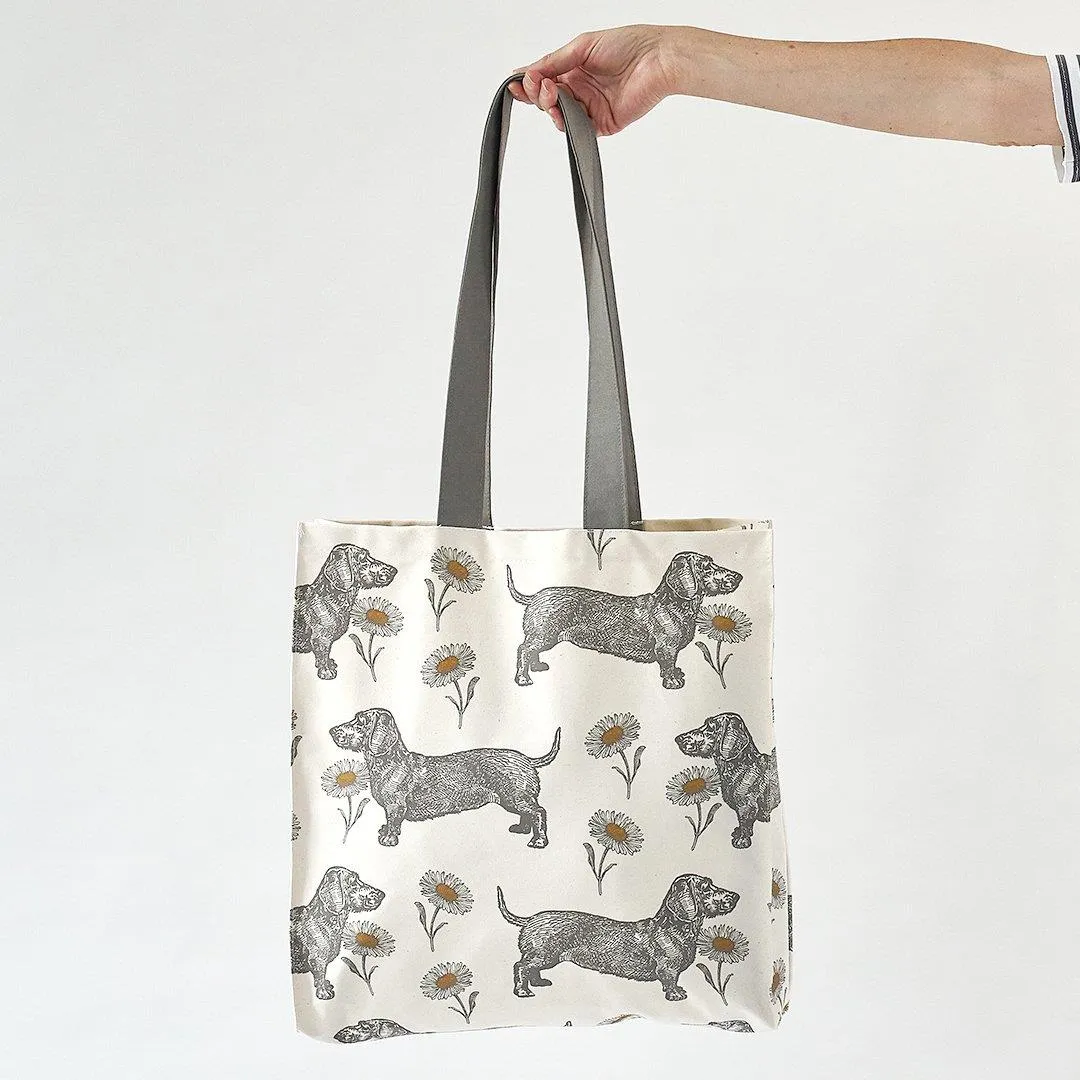 Thornback & Peel - 100% Cotton Tote Shopping Bag - 40x37x11cms - Dog & Daisy