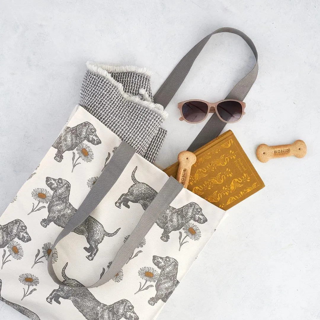 Thornback & Peel - 100% Cotton Tote Shopping Bag - 40x37x11cms - Dog & Daisy