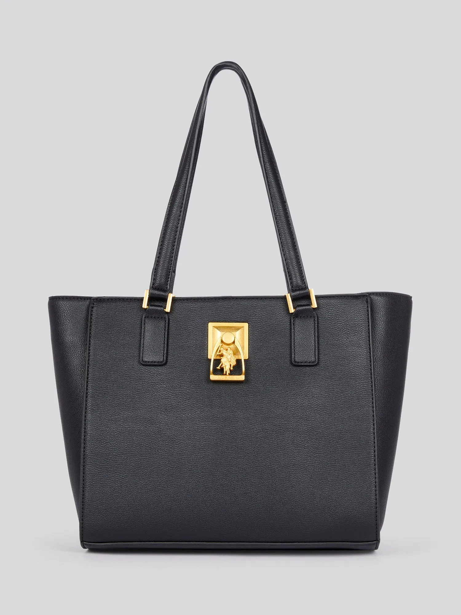 U.S. Polo Assn. Womens Earth Shopping Bag in Black
