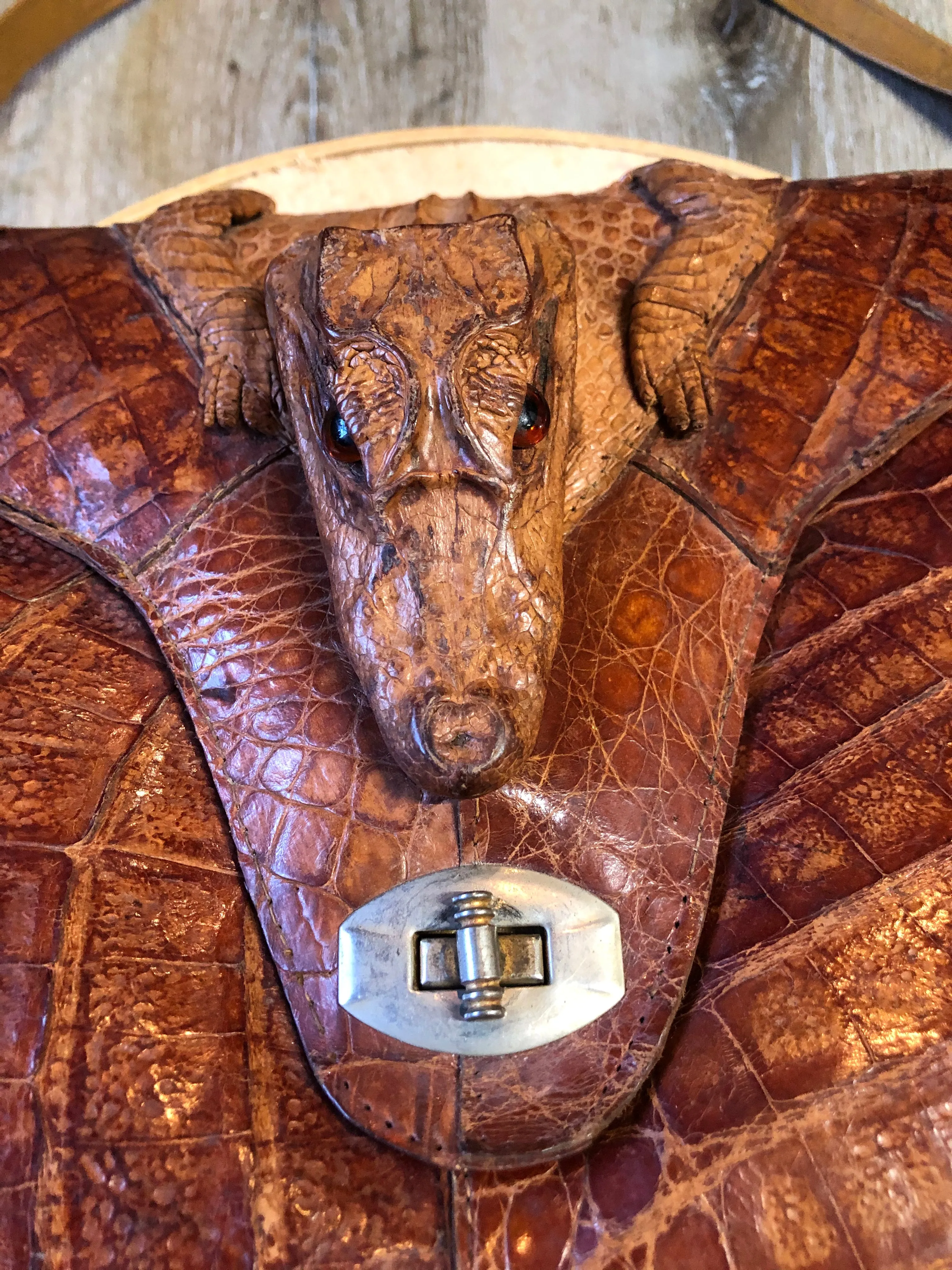 Vintage Alligator Crossbody Handbag SOLD