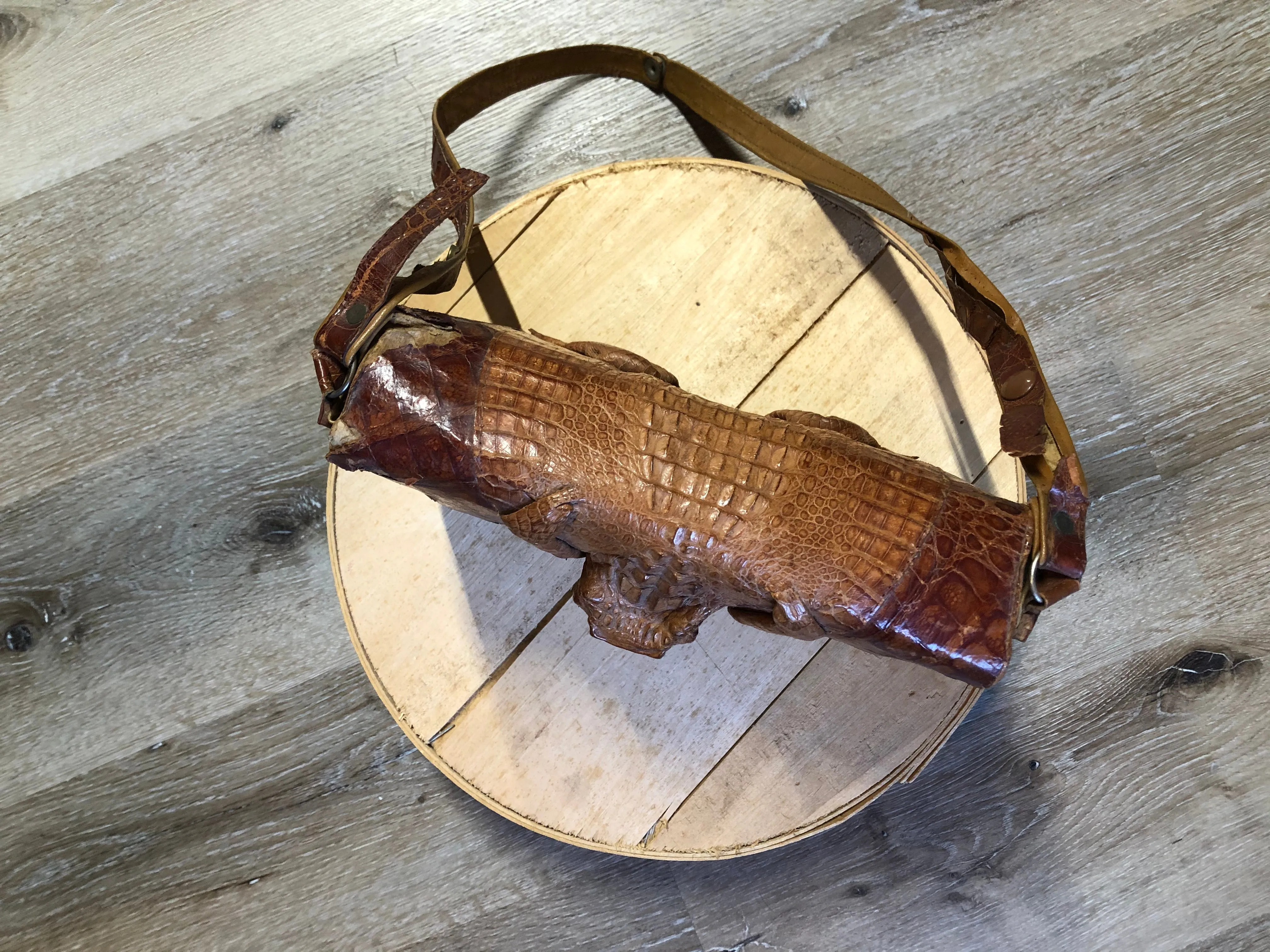 Vintage Alligator Crossbody Handbag SOLD