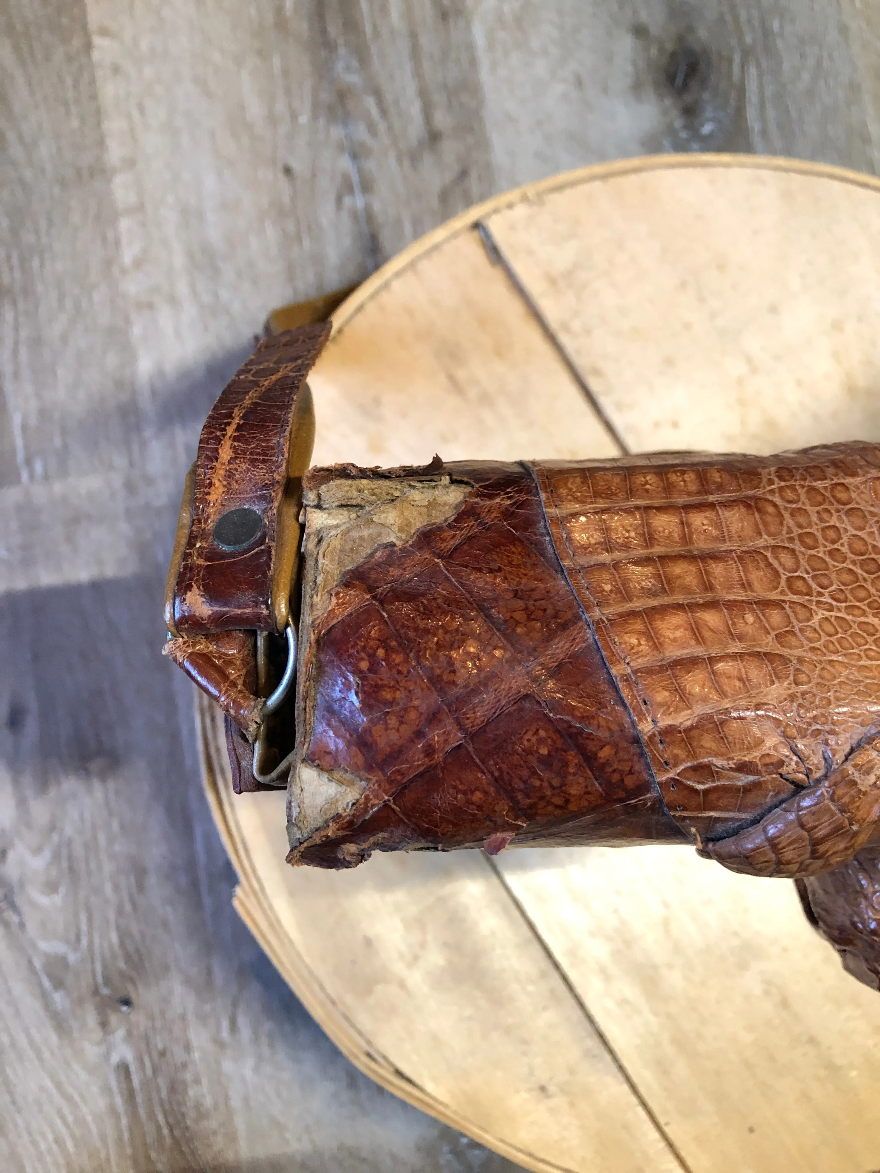 Vintage Alligator Crossbody Handbag SOLD