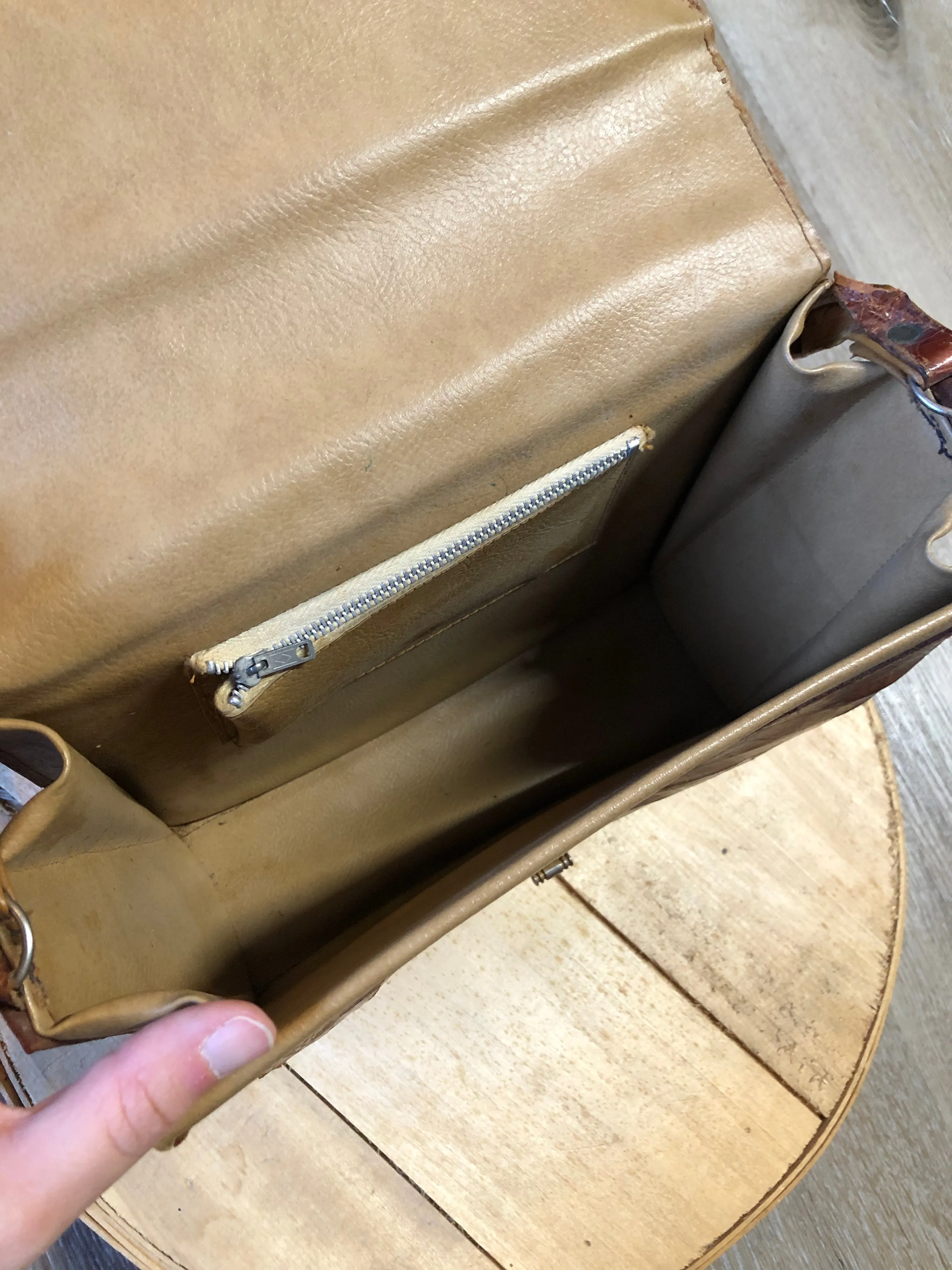 Vintage Alligator Crossbody Handbag SOLD