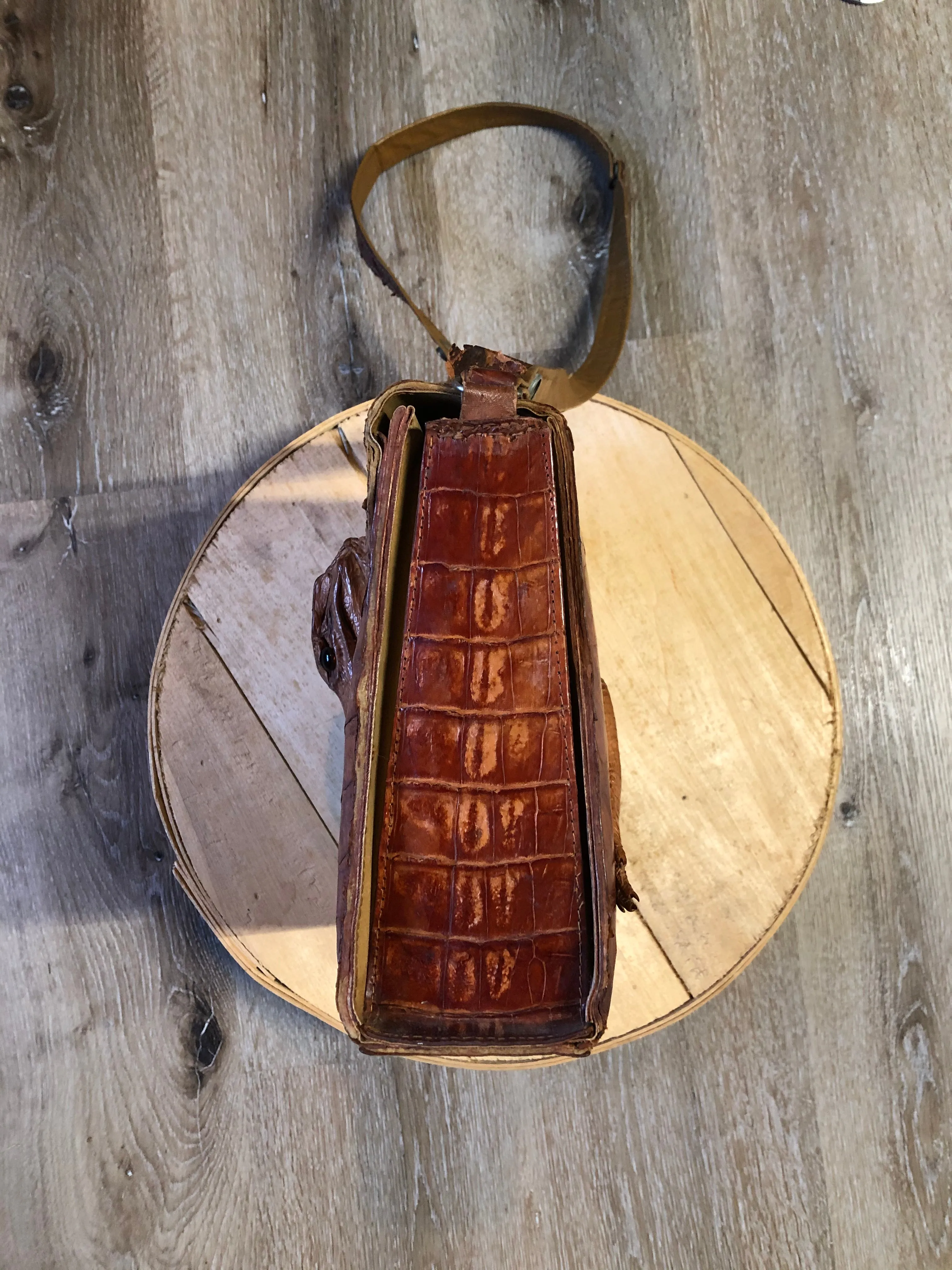 Vintage Alligator Crossbody Handbag SOLD