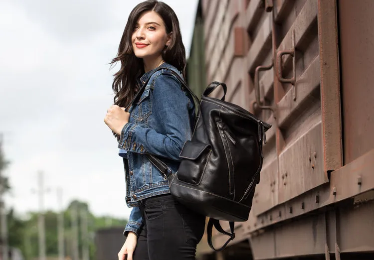 Vintage Handmade Leather Backpack YG1166