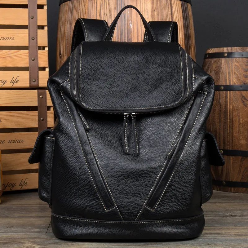 Vintage Handmade Leather Backpack YG1166