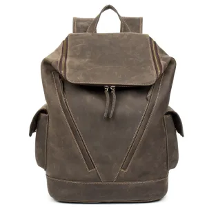 Vintage Handmade Leather Backpack YG1166