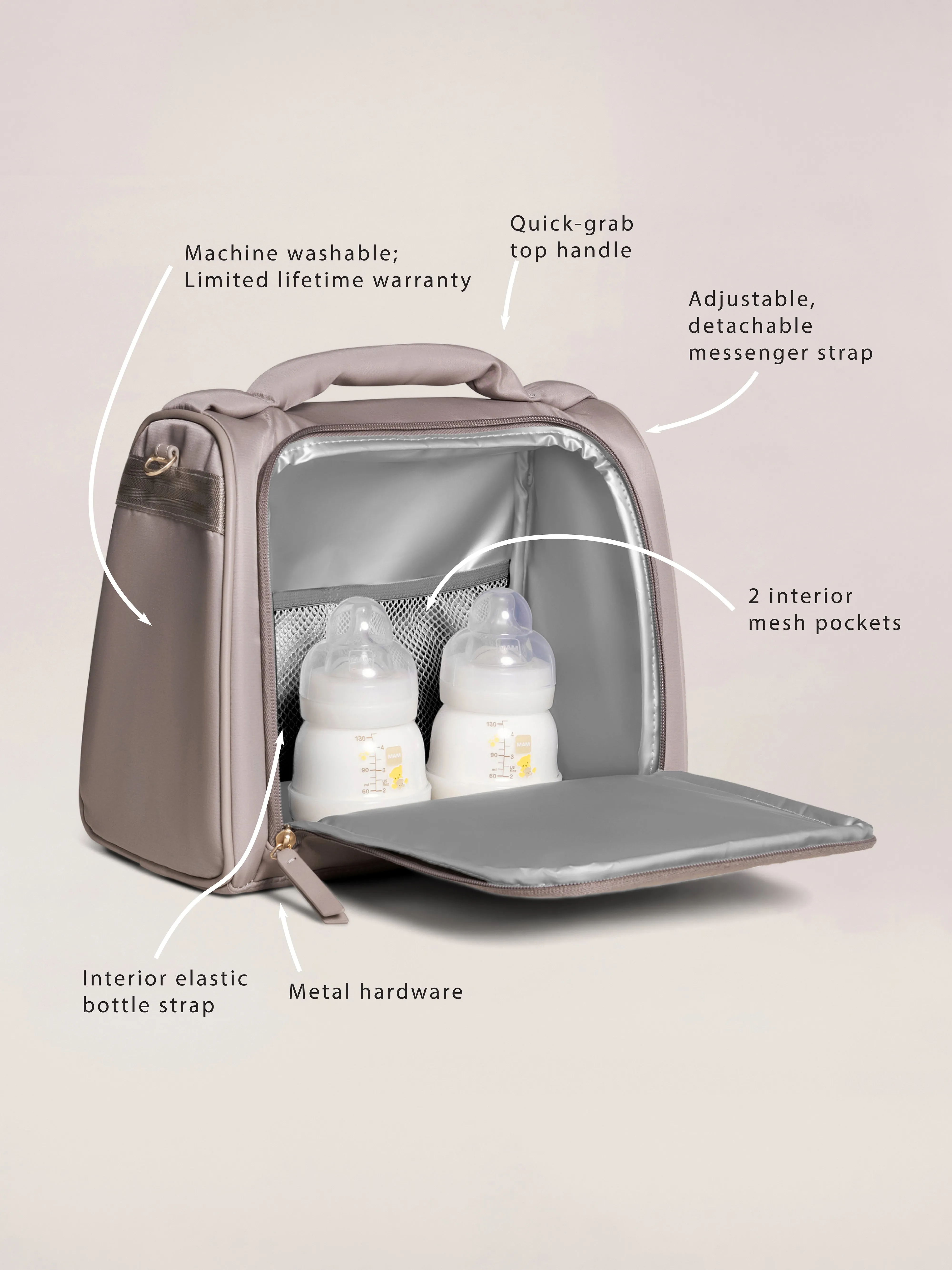 Witney Carson Insulated Bottle Bag | Cloud