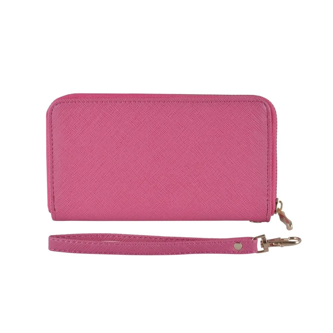 Womens Purse Classic Britt Faux Leather Clip On Wrist Strap