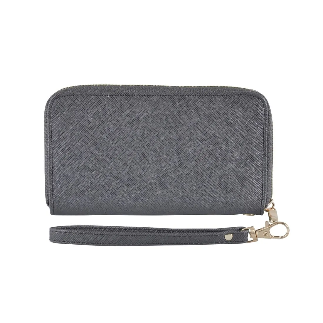 Womens Purse Classic Britt Faux Leather Clip On Wrist Strap