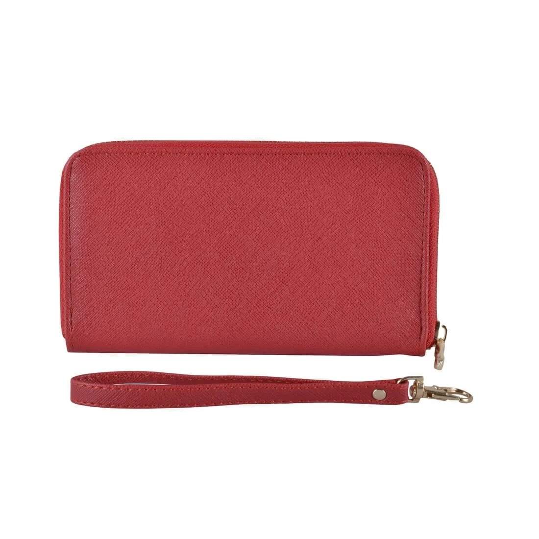 Womens Purse Classic Britt Faux Leather Clip On Wrist Strap