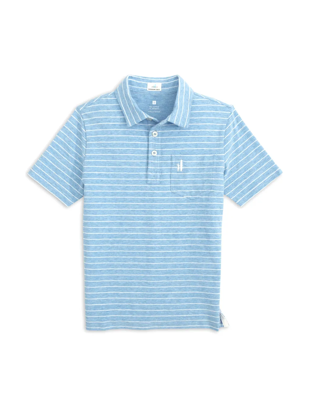 Youth Neese Stripe Polo Bondi Blue